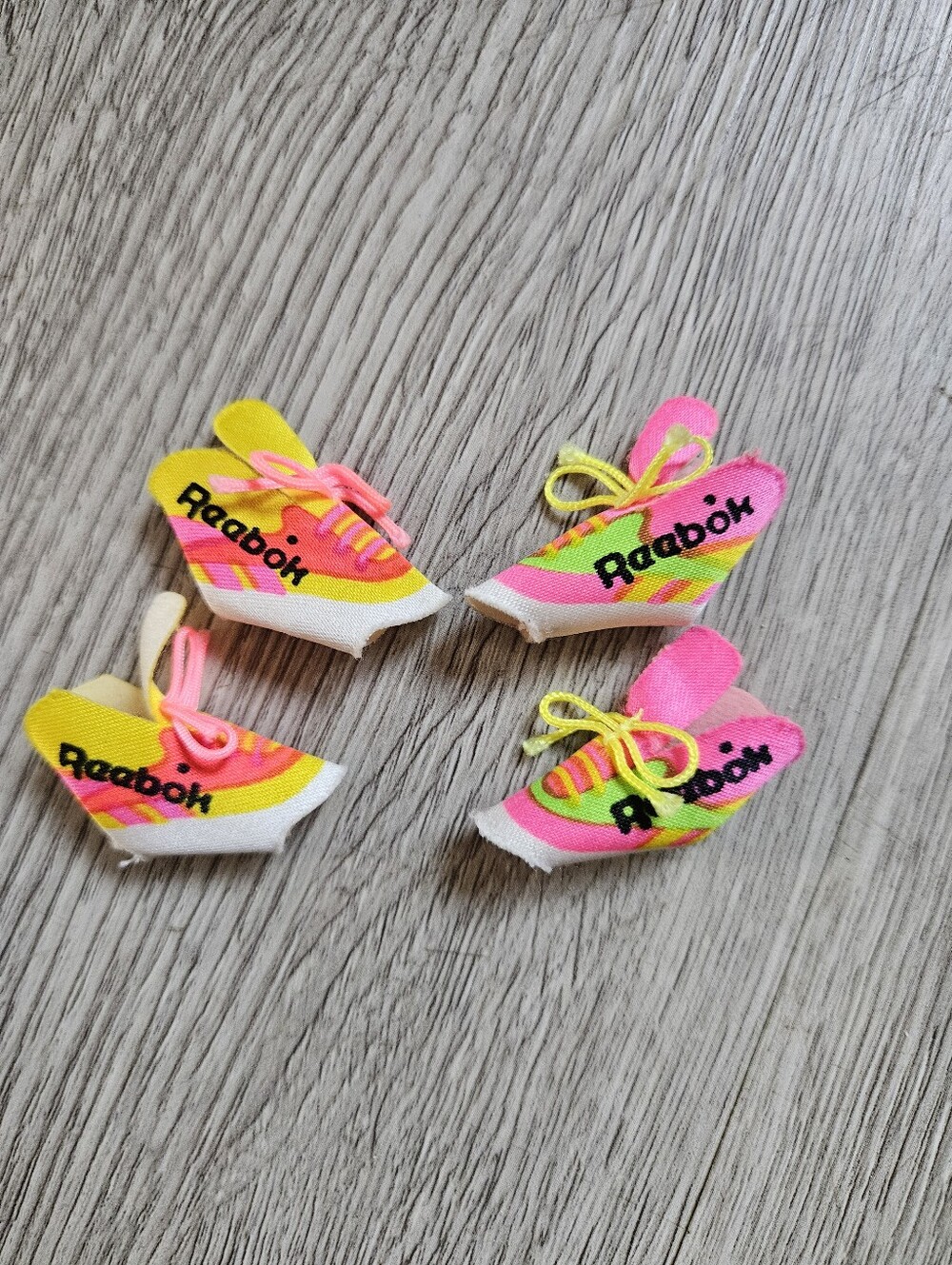1990 Mattel All-American Barbie Reebok high-top sneaker shoe cover